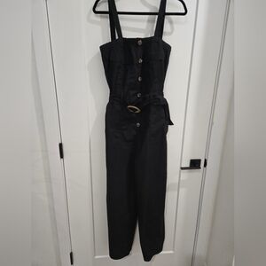 Ci Sono Black Straight Leg Jumpsuit